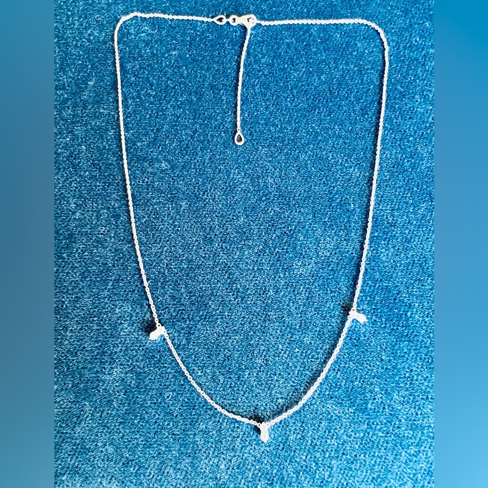 Bony Levy 18 karat white gold and diamond necklace, 16 inch with 2 inch extender